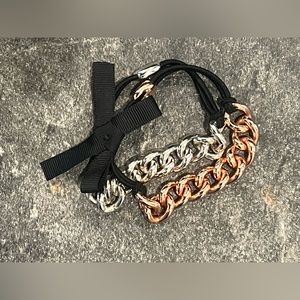 Caché bracelet rose gold & silver
